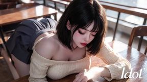 here! top asian girl fucks in a cafe [ai]