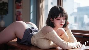 here! top asian girl fucks in a cafe [ai]