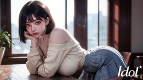 here! top asian girl fucks in a cafe [ai]