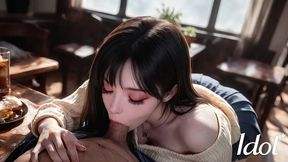 here! top asian girl fucks in a cafe [ai]