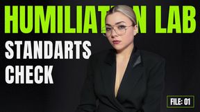 HUMILIATION LAB — Part 1: Standards Check