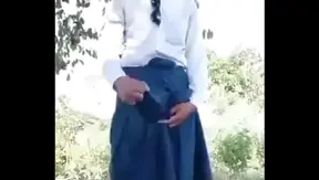 Hot Pubic Moment: Two Asians Share Steamy Passion Out in the Open – 18+