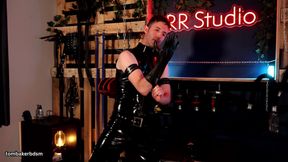 Training the Rubber Gimp in Orgasm Control Pt 1 (4k)