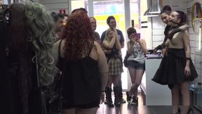Spanish slave and mistress in public