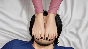 Roommates Dominate Landlord With Relentless Face Stomping And Foot Slapping