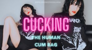 Cucking The Human Cum Rag