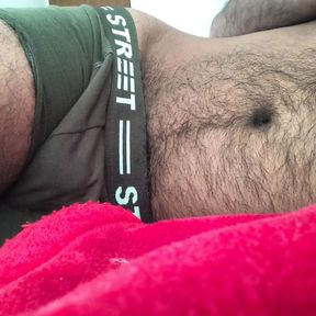 bear uncle masturbation on underwear jock joka fun