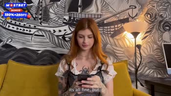 Lina Migurtt - Lina Migurrt's Steamy Exclusive: Russian Redhead Wife's Hot Missionary Blowjob