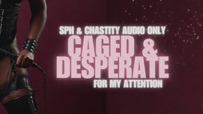 Goddess Mae Presents: Caged and Desperate For My Attention ( SPH & Chastity )