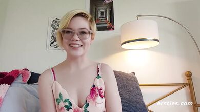 Pearl Fucks Big Dildo with Butt Plug Inserted