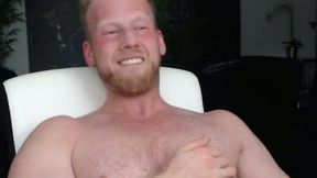 Hunky, Ginger Mastubating!