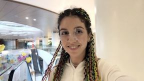 Blowjob In Public Toilet At A Shopping Mall - Public Cumwalk - Katty West