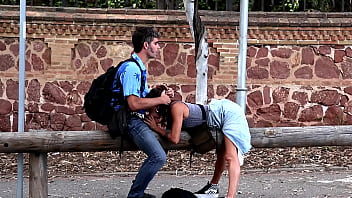 We Couldn&#039_t Wait &ndash_ Real Couple Fucks Outside Mouth Finish