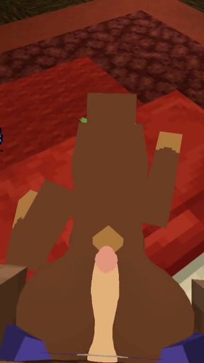 Minecraft Sexcraft The jenny mod - A different mod where I fuck Bia in the ass   Clip 2
