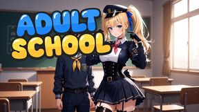 ADULT SCHOOL - Empty Classroom Detention Rule Recitation Cock Training Oral Lesson Then Desk Fucking Until Thoroughly Trained and Filled (Erotic Audio)