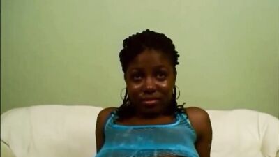 Two white dongs pounding Miss Simone&#'s ebony throat and ass