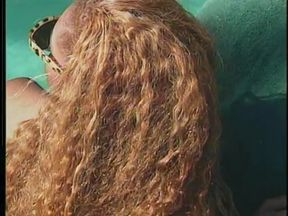 Ebony Hottie Janet Jacme Was Drilled and Got Her Curvy Ass Creamed Near the Pool by Famous Producer