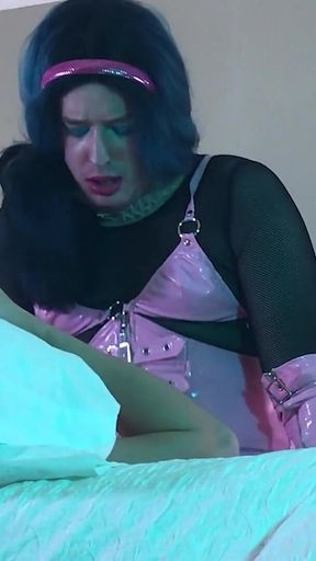 Trans Woman in Chastity Fucked Hard - Compilation 3