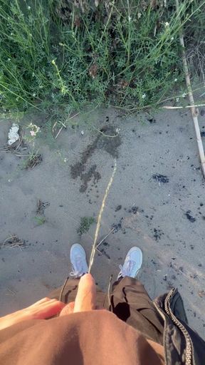 Peeing at Beach, Everyone Watched