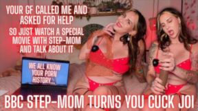 Step-Mom Turns You into a BBC beta cuck for your Girlfriend Roleplay JOI