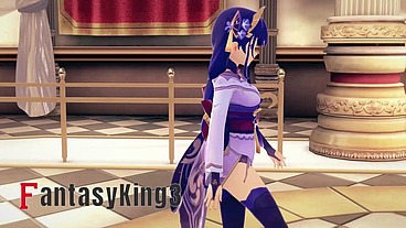 Raiden Shogun on the kingdom first 10 min for reds - Genshin impact - Full Exclusive video on Sheer or PTRN: Fantasyking3