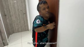 I Get Stuck in the Shower and Ask My Stepbrother to Help Me Get Out and He Asks Me to Let Him Fuck Me for His Favor.