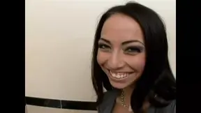 Real American whore gets wild sex in the toilet