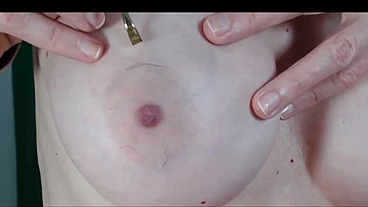 Nipples fetish ice cream honey clamps and tweezer