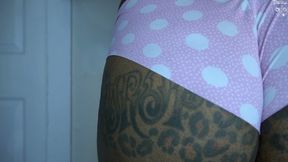 Ebony Goddess in Pink Panties