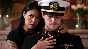 ”Family's Final Salute - Dana Vespoli, Oliver Flynn”