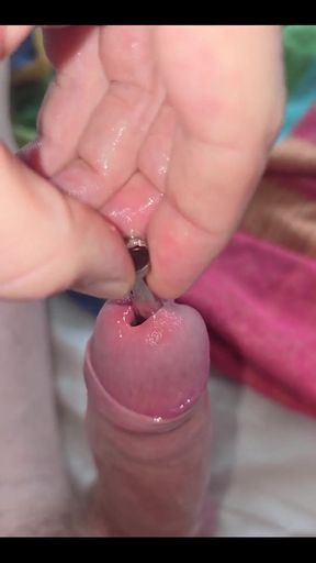 8mm Cock Plug with a Big Thick Creamy Cum Shot Enjoy My Hornies