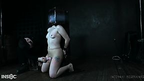 Some cuffs and plastic bags are prepared to treat BDSM whore Lex Luthor right