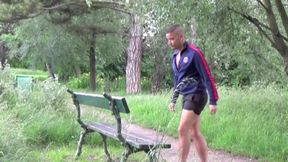 Latino fucked in cruising forest outdoor by a top french boy