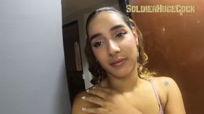 Gaby and her desire to suck my cock