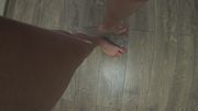 solo female nudism fetish: deepthroat and yoga sweat