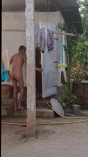 Naked boy fitness