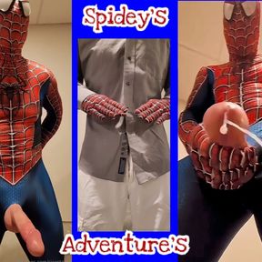 Cosplay Watch Spiderman&#039;s BIG COCK and BIG CUMSHOT in Spidey&#039;s Adventure&#039;s