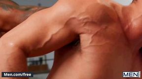 Men – Jason Vario Eats Skyy Knox’s Hole Then Pushes Him Up Against The Wall To Fuck His Ass Hard