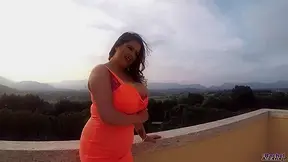 Rachel Aldana - Pink Lace Up Gopro 1