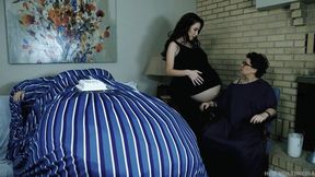 The Haunting of Hog Hollow - Part 2 - starring Ama Rio, Lust4Lea, Bailey Paige, Summer Marshmallow, and Ivy Davenport: Plump BBW and Thin Chick Get Possessed By SSBBW Feeder Feedee Ghosts, Pig Out, and Gain Weight to Immobility - 1080 hd