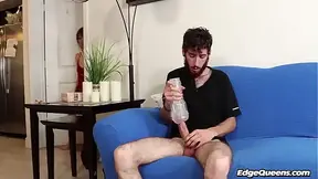 Mature Asian HOT MOM Nami Lee gets a hand job from a thick monster dick in a