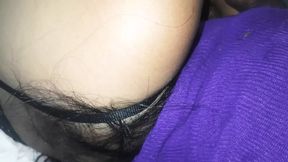His fianc&#x00E9;e's shaved pussy&#x270C; was teased from behind to ignite her wild desires