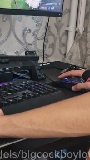 Take my hot cum, I'm cumming on your young body while you're in the game   Clip 1