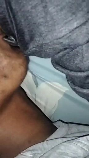 Touching My Wife While She Was Resting in Bed