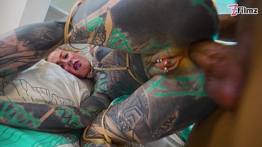 BBC ANAL Dominates the Alt babe - ATM, facial and balls deep Assfucking