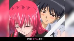 Tsundere Stepsister Hitomi Fucks With Big Tits Anime Waifu Action