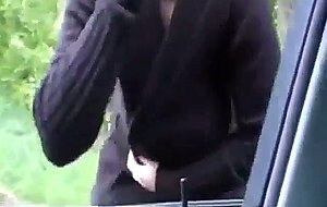 Ajx big tits bbw outdoor creampie