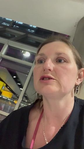 Bare Boobies at the Airport