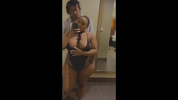 Handsomedevan meets juicy bbw Instagram model in hotel lobby