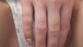 Shaved vagina masturbation with adorable 18yo slutty blonde